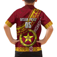 Custom Eua High School Hawaiian Shirt Tongan Kupesi Pattern LT05 - Polynesian Pride
