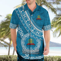 Custom Lavengamalie College Hawaiian Shirt Tongan Kupesi Pattern LT05 - Polynesian Pride