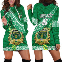 Custom Saineha High School Hoodie Dress Tongan Kupesi Pattern LT05 - Polynesian Pride