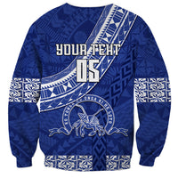 Custom Tupou College Sweatshirt Tongan Kupesi Pattern LT05 - Polynesian Pride