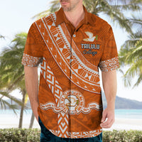 Custom Tailulu College Hawaiian Shirt Tongan Kupesi Pattern LT05 - Polynesian Pride