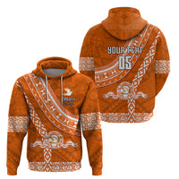 Custom Tailulu College Hoodie Tongan Kupesi Pattern LT05 - Polynesian Pride