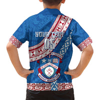 Custom Apifoou College Hawaiian Shirt Tongan Kupesi Pattern LT05 - Polynesian Pride