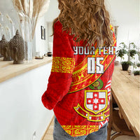 Custom Kolisi Tonga Women Casual Shirt Tongan Kupesi Pattern LT05 - Polynesian Pride