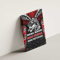 Aotearoa Mana Maori Canvas Wall Art Toitu Te Tiriti LT05 - Polynesian Pride