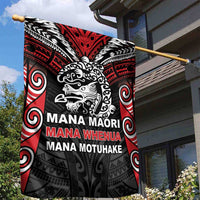 Aotearoa Mana Maori Garden Flag Toitu Te Tiriti LT05 - Polynesian Pride