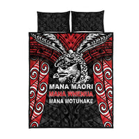Aotearoa Mana Maori Quilt Bed Set Toitu Te Tiriti LT05 - Polynesian Pride