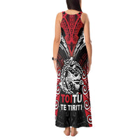 Aotearoa Mana Maori Tank Maxi Dress Toitu Te Tiriti LT05 - Polynesian Pride