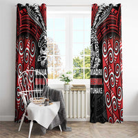 Aotearoa Mana Maori Window Curtain Toitu Te Tiriti LT05 - Polynesian Pride