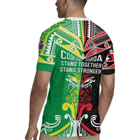 Cook Islands And Aotearoa Rugby Jersey Together For Te Tiriti O Waitangi LT05 - Polynesian Pride