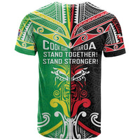 Cook Islands And Aotearoa T Shirt Together For Te Tiriti O Waitangi LT05 - Polynesian Pride