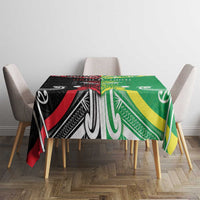 Cook Islands And Aotearoa Tablecloth Together For Te Tiriti O Waitangi LT05 - Polynesian Pride