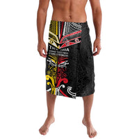 Niue And Aotearoa Lavalava Together For Te Tiriti O Waitangi LT05 Black - Polynesian Pride