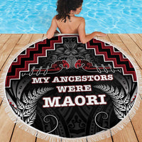 Aotearoa Beach Blanket Proud To Be Maori LT05 - Polynesian Pride