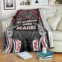 Aotearoa Blanket Proud To Be Maori LT05 Red - Polynesian Pride