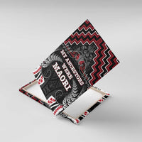Aotearoa Canvas Wall Art Proud To Be Maori LT05 With Frame Red - Polynesian Pride