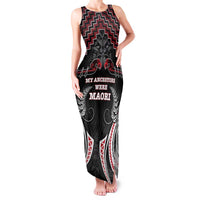 Aotearoa Family Matching Tank Maxi Dress and Hawaiian Shirt Proud To Be Maori