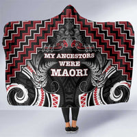 Aotearoa Hooded Blanket Proud To Be Maori LT05 One Size Red - Polynesian Pride
