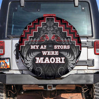 Aotearoa Spare Tire Cover Proud To Be Maori LT05 Red - Polynesian Pride