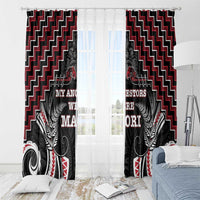 Aotearoa Window Curtain Proud To Be Maori LT05 - Polynesian Pride