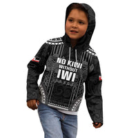 Aotearoa Toitu Te Tiriti Kid Hoodie No Kiwi Without Iwi