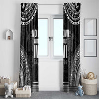 Aotearoa Toitu Te Tiriti Window Curtain No Kiwi Without Iwi LT05 - Polynesian Pride