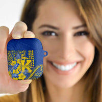 Hawaii Kaiser High School AirPods Case Tribal Tattoo With Hibiscus Flowers LT05 - Polynesian Pride