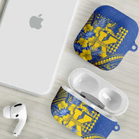 Hawaii Kaiser High School AirPods Case Tribal Tattoo With Hibiscus Flowers LT05 - Polynesian Pride