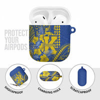 Hawaii Kaiser High School AirPods Case Tribal Tattoo With Hibiscus Flowers LT05 - Polynesian Pride