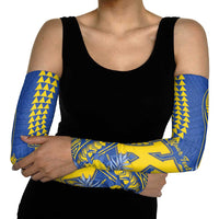 Personalised Hawaii Kaiser High School Arm Sleeves Tribal Tattoo With Hibiscus Flowers LT05 - Polynesian Pride