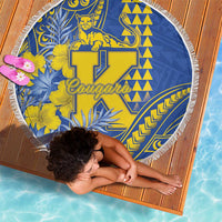 Hawaii Kaiser High School Beach Blanket Tribal Tattoo With Hibiscus Flowers LT05 - Polynesian Pride
