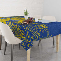 Hawaii Kaiser High School Tablecloth Tribal Tattoo With Hibiscus Flowers LT05 - Polynesian Pride