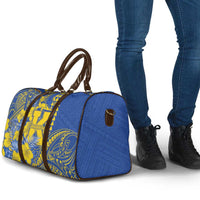 Hawaii Kaiser High School Travel Bag Tribal Tattoo With Hibiscus Flowers LT05 - Polynesian Pride