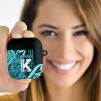 Hawaii Kapolei High School AirPods Case Tribal Tattoo With Hibiscus Flowers LT05 - Polynesian Pride