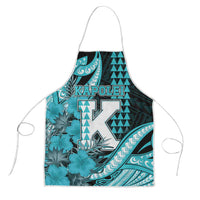 Hawaii Kapolei High School Apron Tribal Tattoo With Hibiscus Flowers