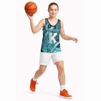 Personalised Hawaii Kapolei High School Basketball Jersey Tribal Tattoo With Hibiscus Flowers LT05 - Polynesian Pride