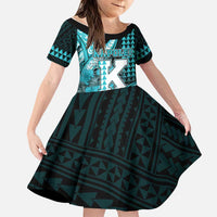 Personalised Hawaii Kapolei High School Family Matching Puletasi and Hawaiian Shirt Tribal Tattoo With Hibiscus Flowers