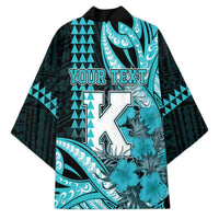 Personalised Hawaii Kapolei High School Kimono Tribal Tattoo With Hibiscus Flowers LT05 - Polynesian Pride