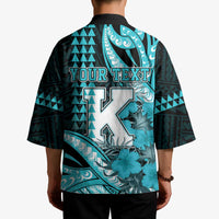 Personalised Hawaii Kapolei High School Kimono Tribal Tattoo With Hibiscus Flowers LT05 - Polynesian Pride