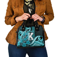 Hawaii Kapolei High School Shoulder Handbag Tribal Tattoo With Hibiscus Flowers LT05 - Polynesian Pride