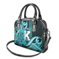 Hawaii Kapolei High School Shoulder Handbag Tribal Tattoo With Hibiscus Flowers LT05 - Polynesian Pride
