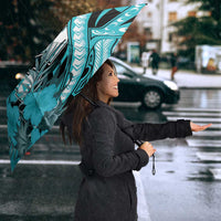 Hawaii Kapolei High School Umbrella Tribal Tattoo With Hibiscus Flowers LT05 - Polynesian Pride
