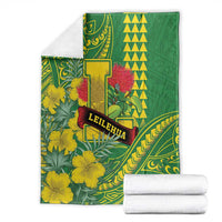 Hawaii Leilehua High School Blanket Tribal Tattoo With Hibiscus Flowers LT05 - Polynesian Pride