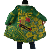 Personalised Hawaii Leilehua High School Cloak Tribal Tattoo With Hibiscus Flowers LT05 - Polynesian Pride