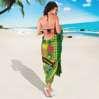 Hawaii Leilehua High School Sarong Tribal Tattoo With Hibiscus Flowers LT05 - Polynesian Pride