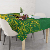 Hawaii Leilehua High School Tablecloth Tribal Tattoo With Hibiscus Flowers LT05 - Polynesian Pride