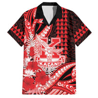Personalised Hawaii Kalani High School Hawaiian Shirt Tribal Tattoo With Hibiscus Flowers