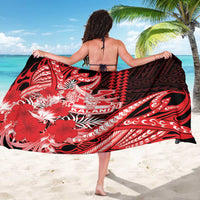 Hawaii Kalani High School Sarong Tribal Tattoo With Hibiscus Flowers LT05 - Polynesian Pride