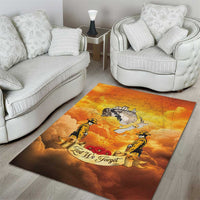 New Zealand And Australia ANZAC Day Area Rug Sinai Palestine Campaign Lest We Forget