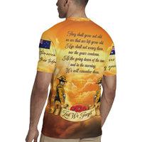 New Zealand And Australia ANZAC Day Rugby Jersey Sinai Palestine Campaign Lest We Forget